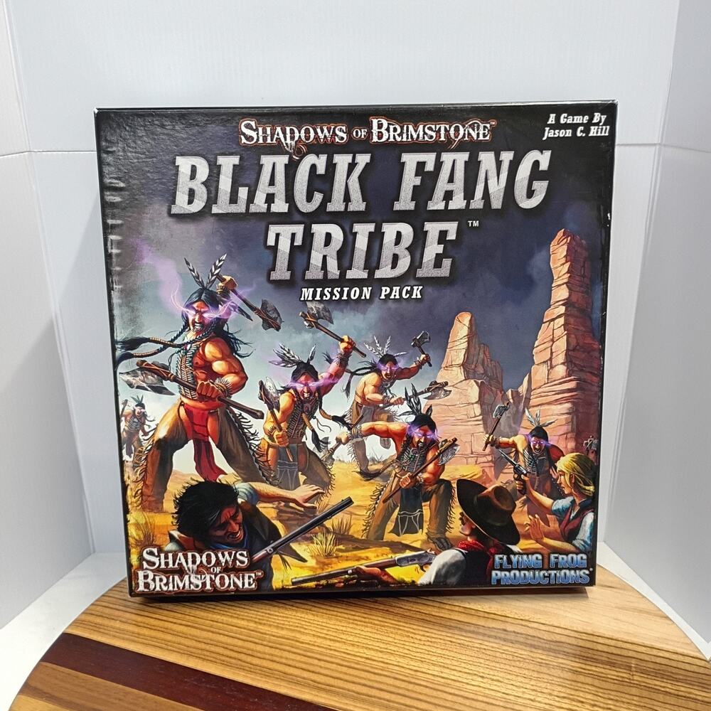 Flying Frog Boardgame Mission Pack - Black Fang Tribe Box New Open Box